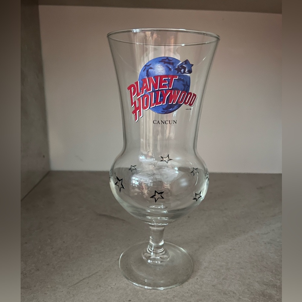 Planet Hollywood Cancun Glass